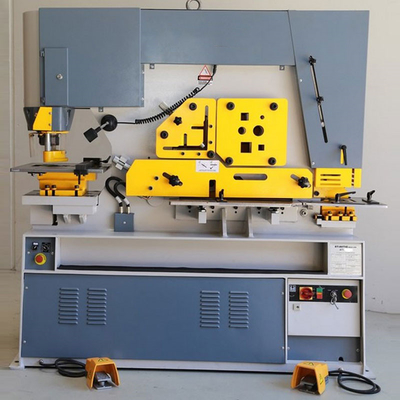 Hidrolik Demir İşçisi Q35y-20 Kombine Delme ve Kesme Makinesi Metal